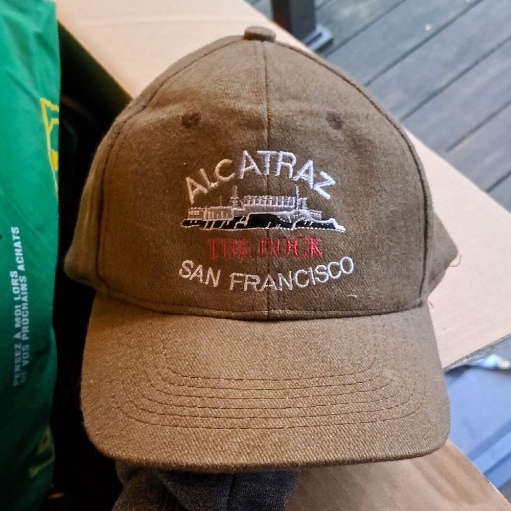 Alcatraz San Francisco Brown Cap